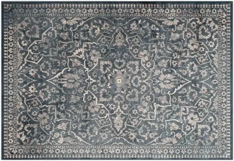 Lina Rug - Blue/Ivory - Blue