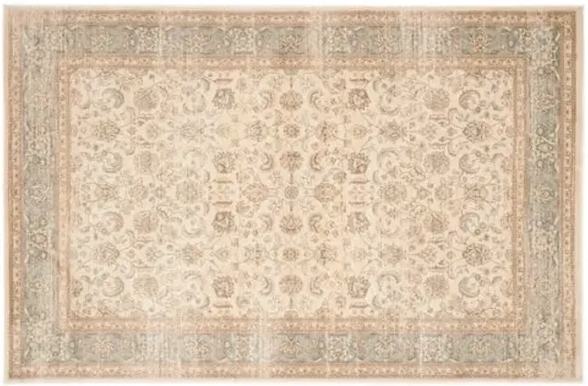 Lopa Rug - Ivory/Light Blue - Ivory