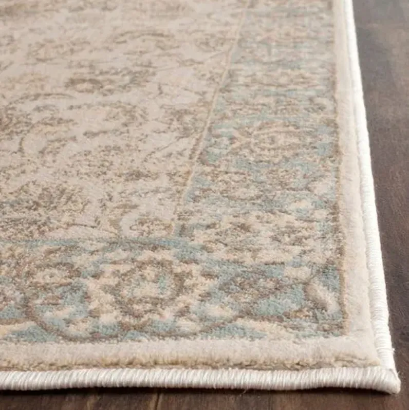 Lopa Rug - Ivory/Light Blue - Ivory