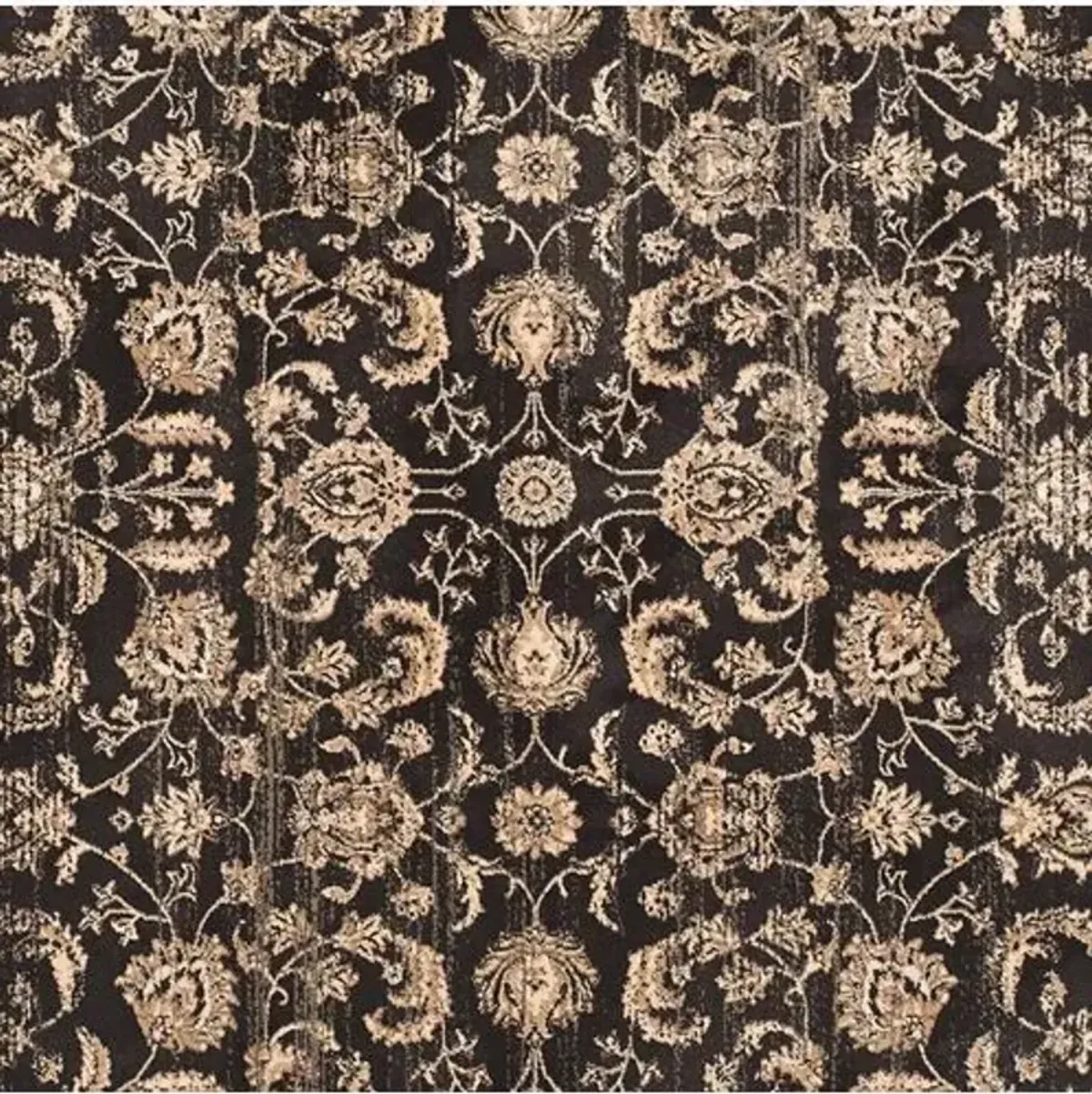 Lopa Rug - Black/Ivory - Black