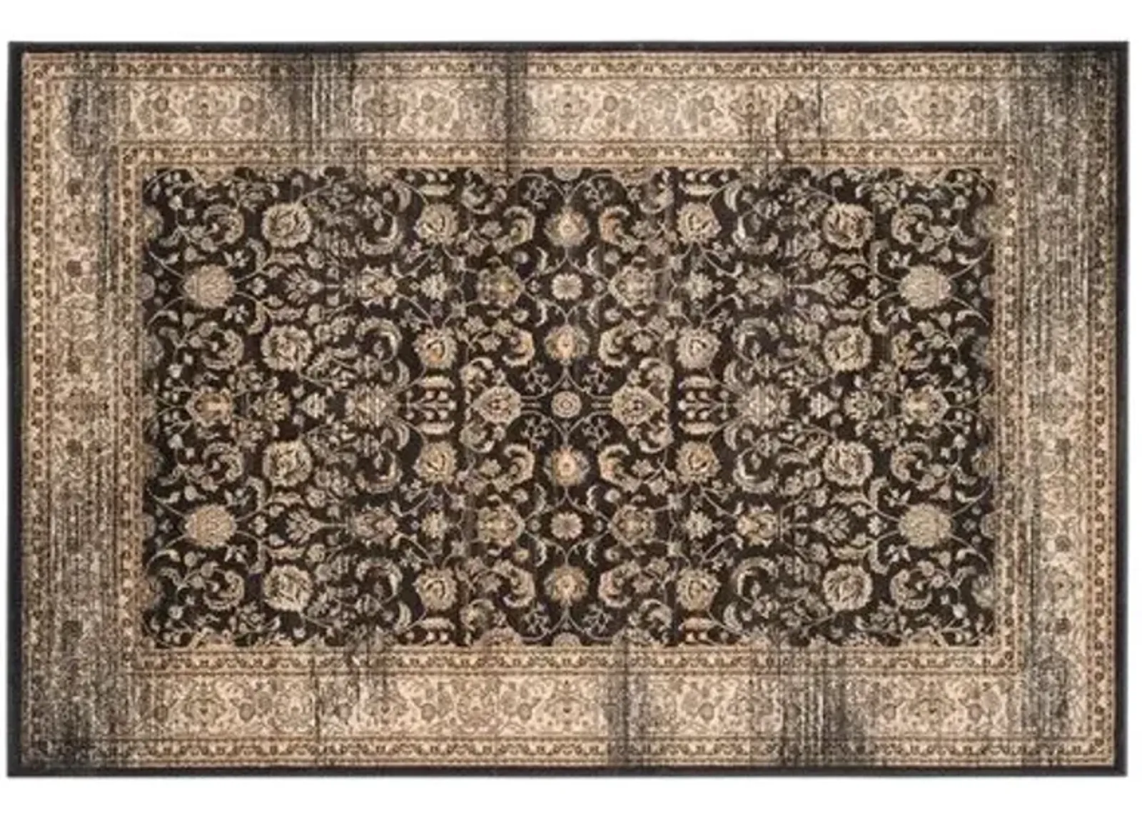 Lopa Rug - Black/Ivory - Black