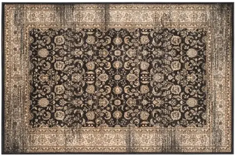 Lopa Rug - Black/Ivory - Black