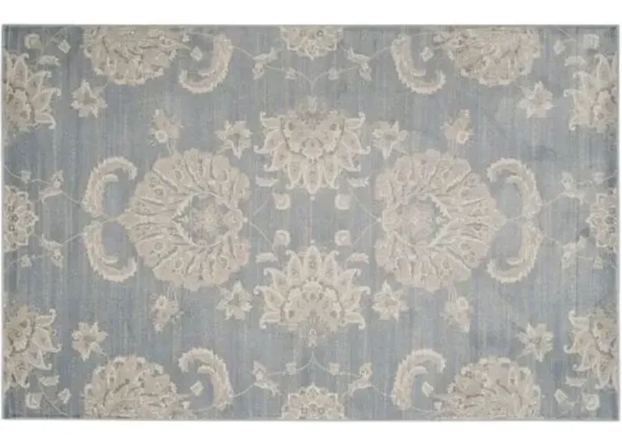 Casey Rug - Blue/Ivory - Blue