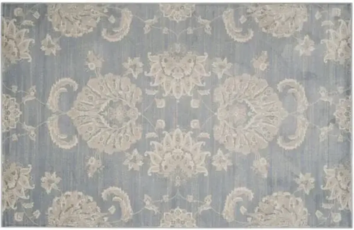 Casey Rug - Blue/Ivory - Blue