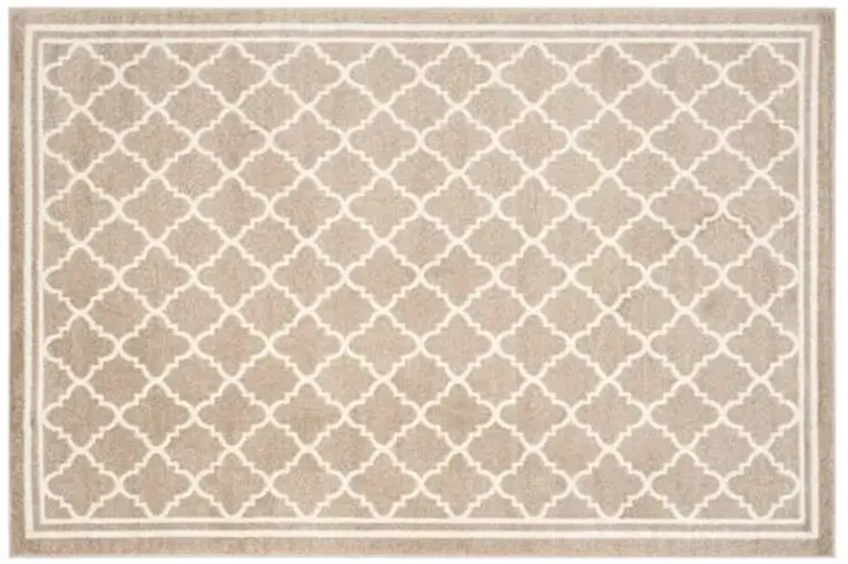 Amaretto Outdoor Rug - Wheat - Beige - Beige