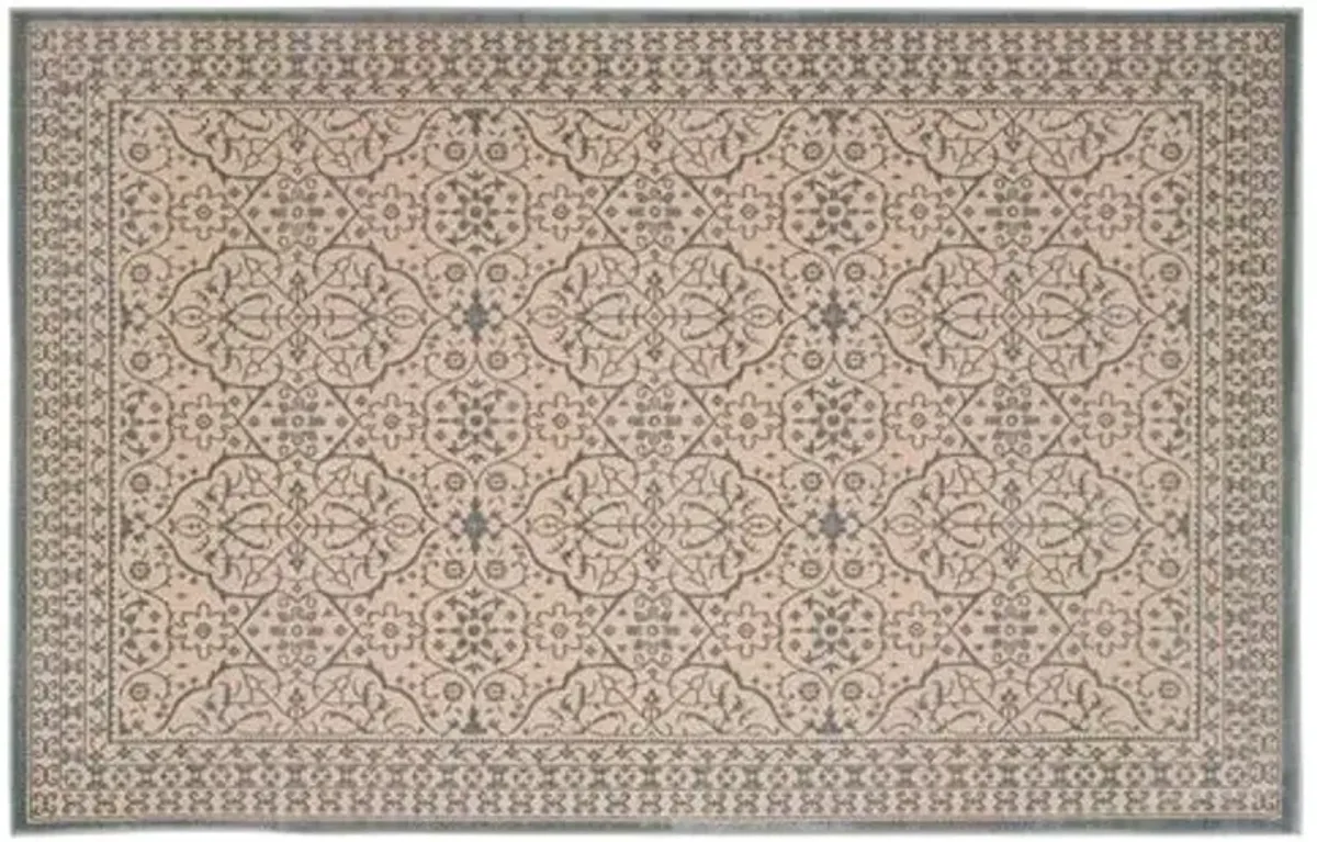 Arlenis Rug - Cream/Sage - Green - Green