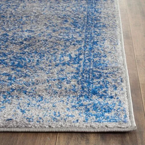 Ajax Rug - Gray/Blue - Gray