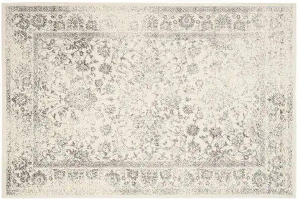 Ajax Rug - Ivory/Silver - Ivory