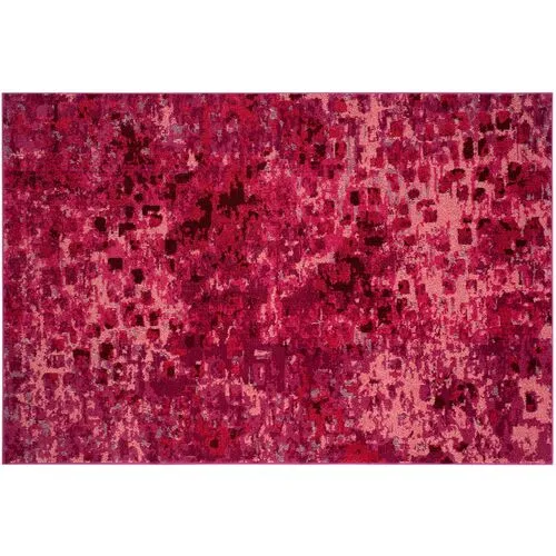 Stoecker Rug - Fuchsia - Pink - Pink