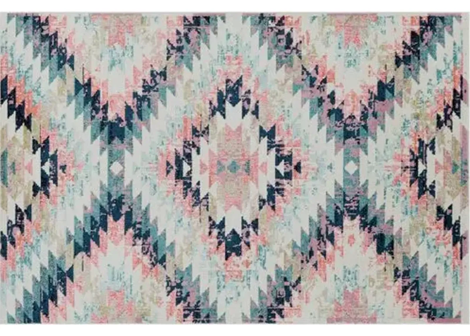 Skyler Rug - Aqua - Blue - Blue