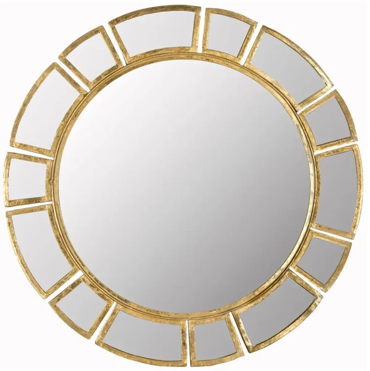 Imogen Sunburst Wall Mirror, Gold