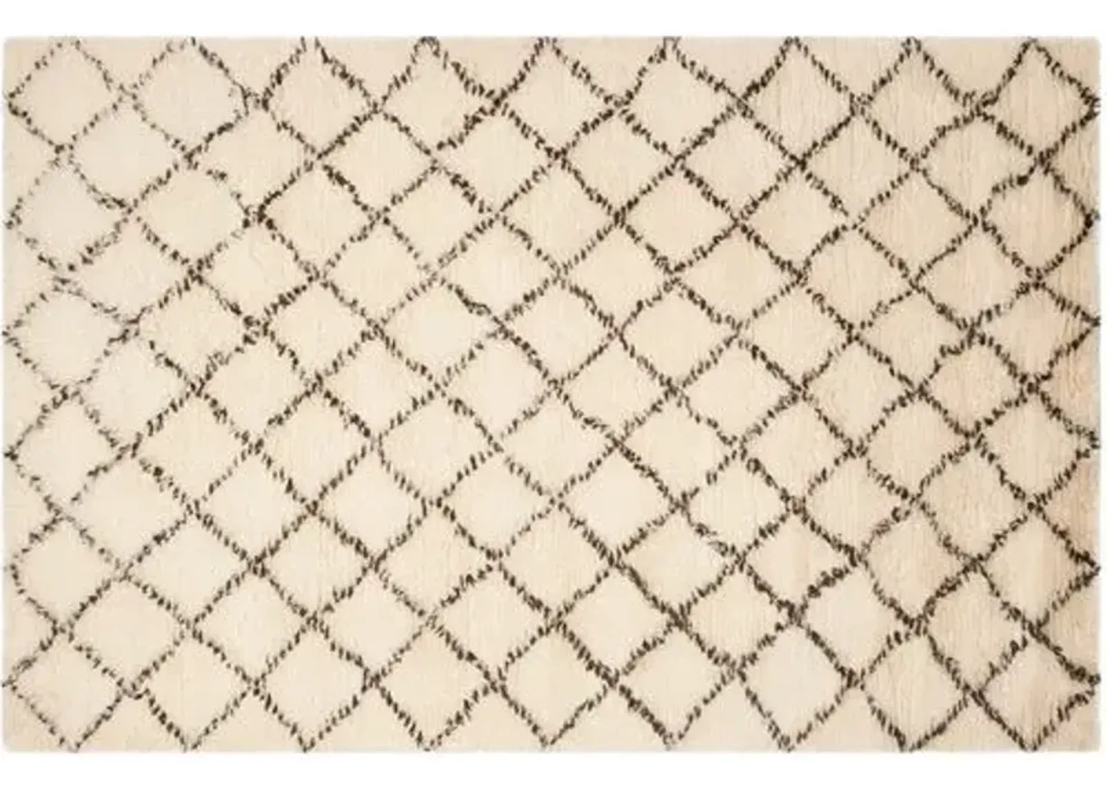 Humboldt Rug - Ivory/Dark Brown - Beige - Beige