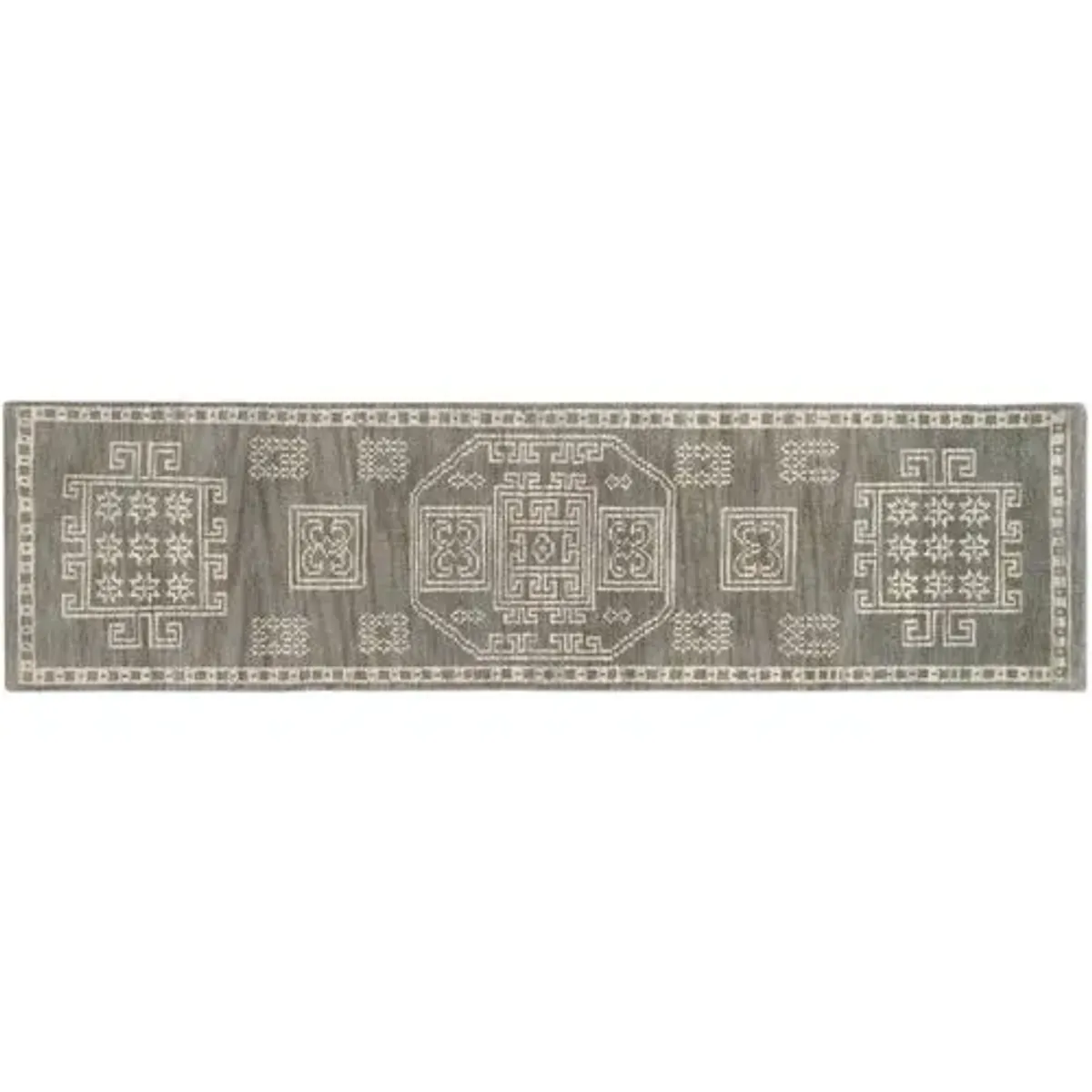 Amidala Hand-Knotted Rug - Gray - Gray