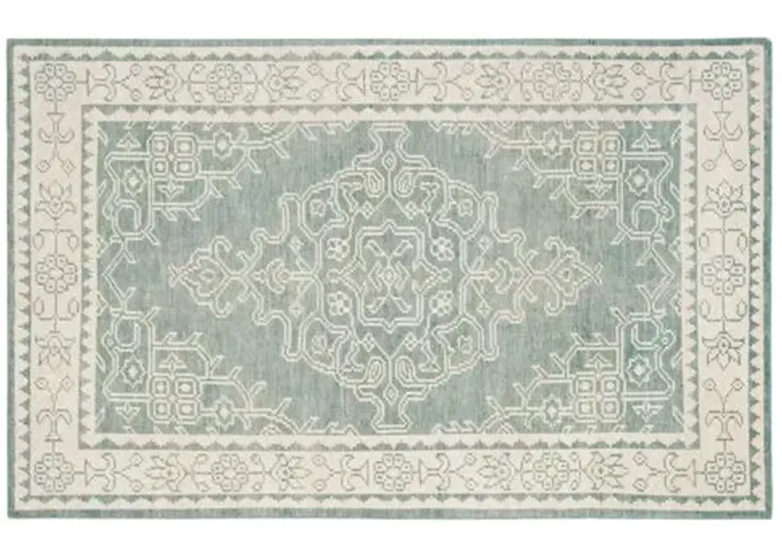 Cepe Rug - Ivory/Blue - Blue