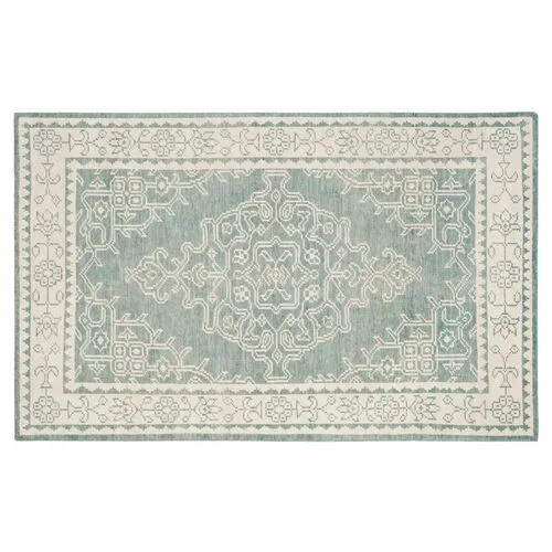 Cepe Rug - Ivory/Blue - Blue