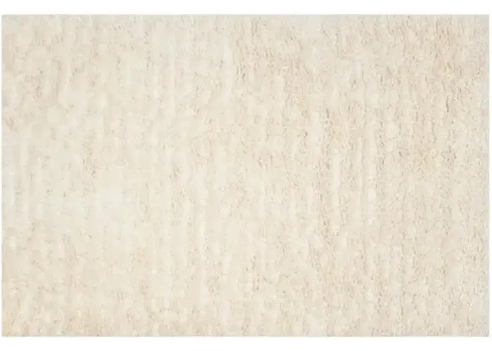 Larch Shag Rug - Ivory - Ivory