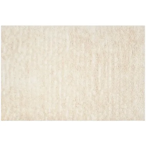 Larch Shag Rug - Ivory - Ivory