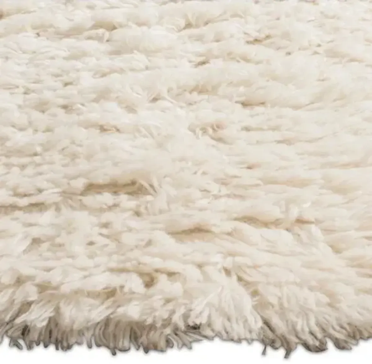 Larch Shag Rug - Ivory - Ivory