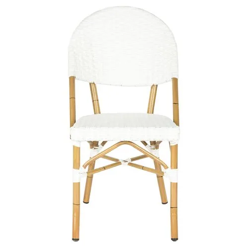 Set of 2 Rivoli Outdoor Side Chairs - Off-White