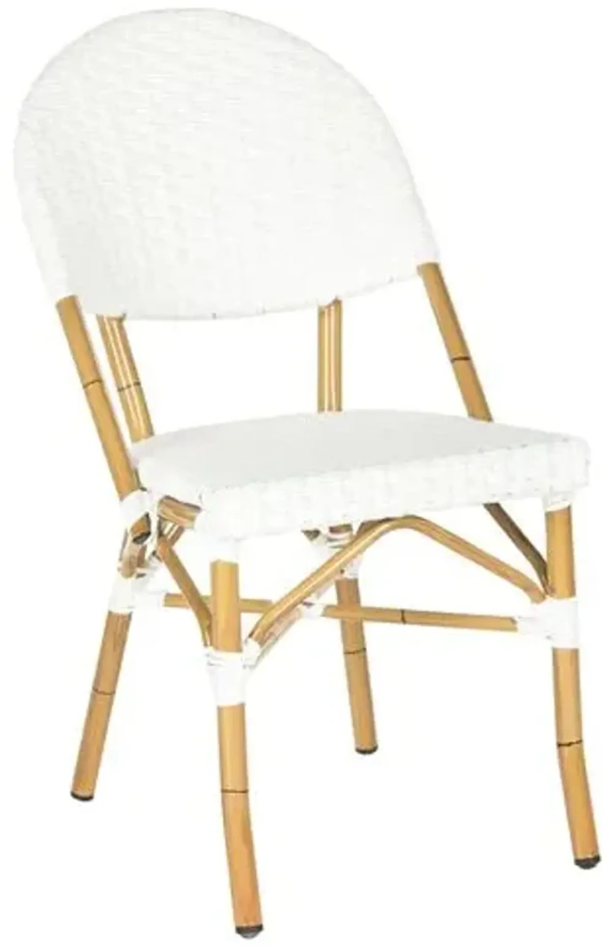 Set of 2 Rivoli Outdoor Side Chairs - Off-White