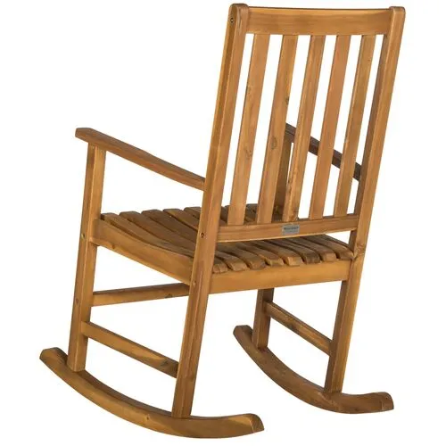 Hailey Rocking Chair - Teak - Brown