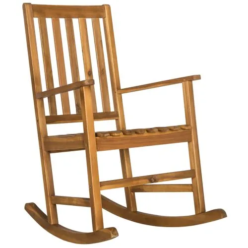 Hailey Rocking Chair - Teak - Brown