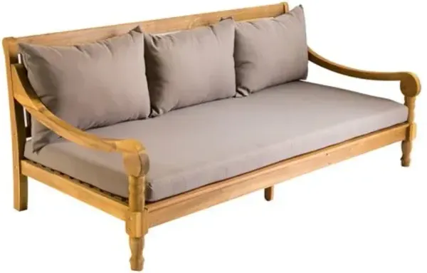 Newport 72" Outdoor Daybed - Gray - Comfortable, Sturdy