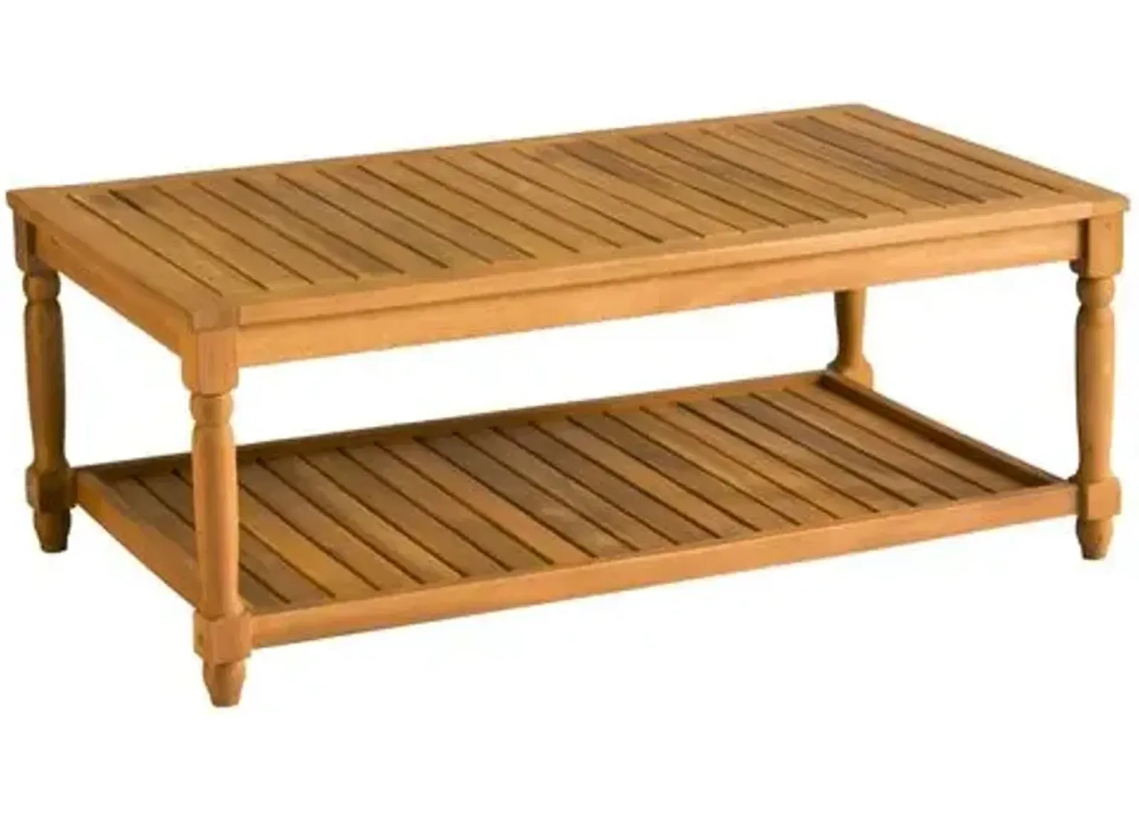 Lovell Outdoor Coffee Table - Natural - Brown