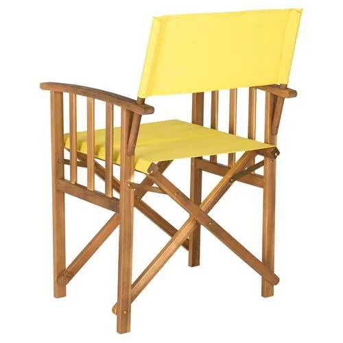 Set of 2 Miles Outdoor Director's Chairs - Yellow