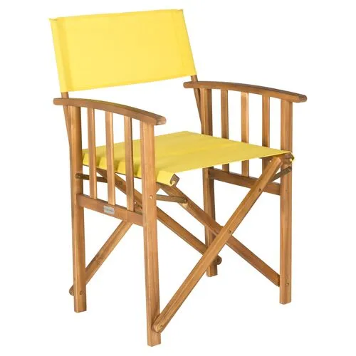 Set of 2 Miles Outdoor Director's Chairs - Yellow