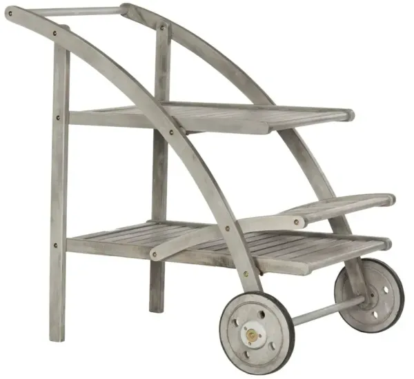 Mojito Outdoor Bar Cart, Graywash