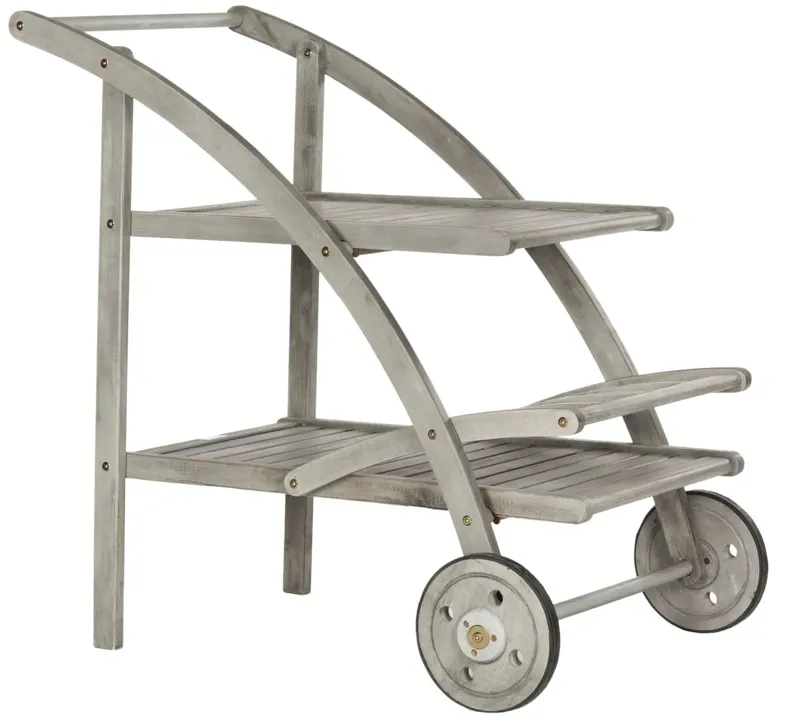 Mojito Outdoor Bar Cart, Graywash