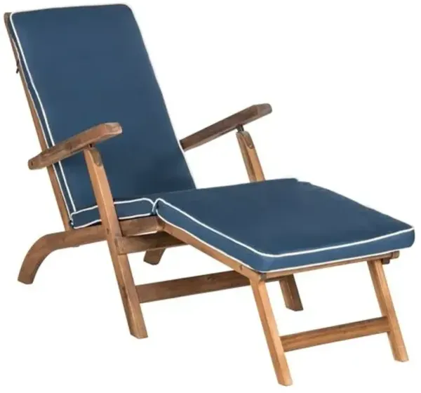 Dale Outdoor Chaise Longue - Blue - Comfortable, Sturdy, Stylish