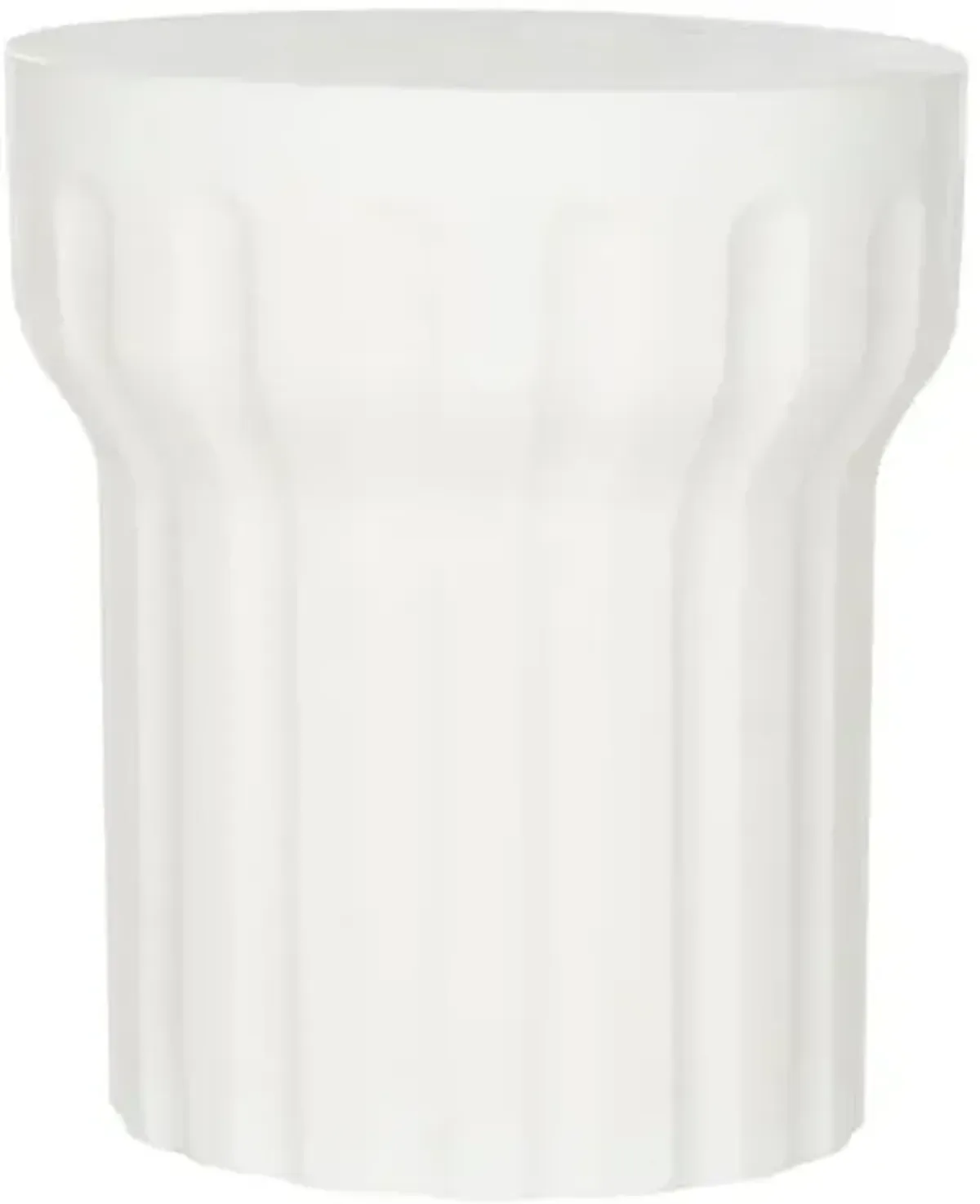 Lynch Outdoor Side Table - White
