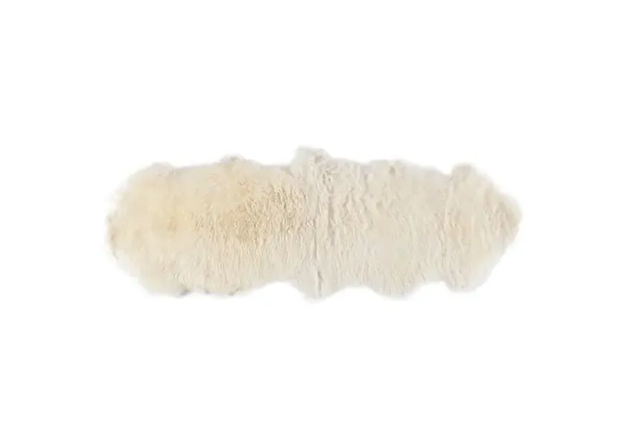 Reese Sheepskin - White