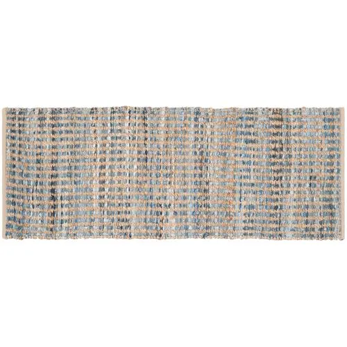 Chapin Jute Rug - Natural/Blue - Blue