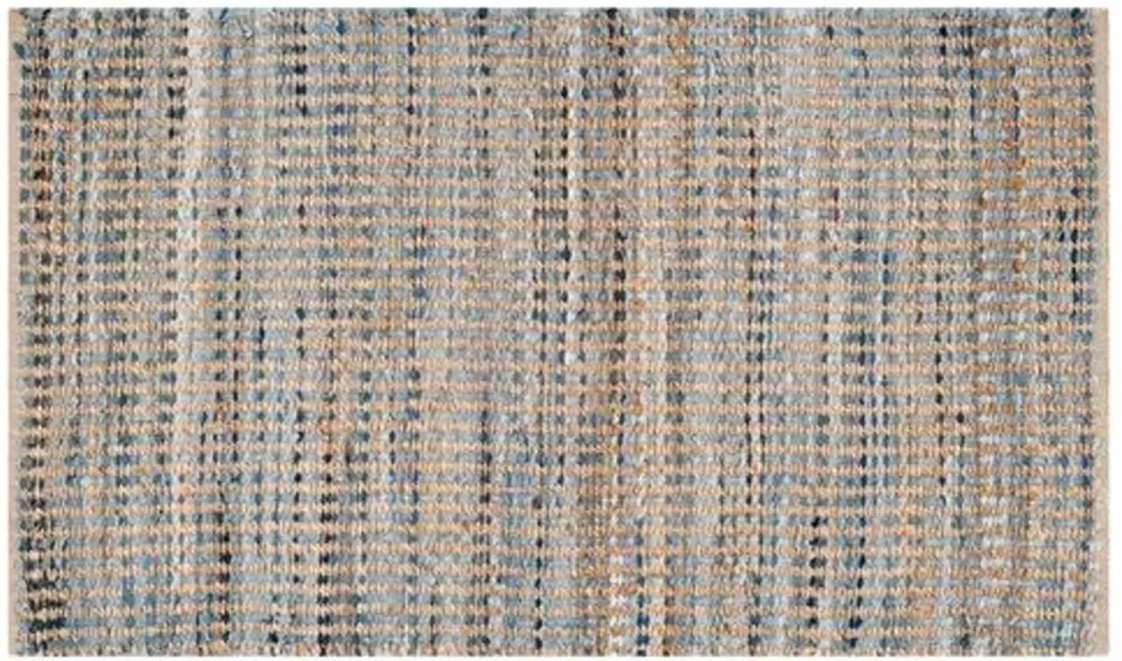 Chapin Jute Rug - Natural/Blue - Blue