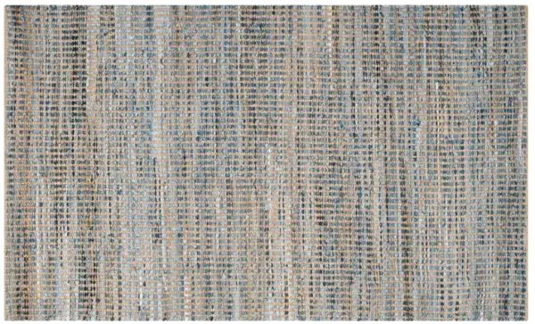 Chapin Jute Rug - Natural/Blue - Blue