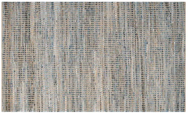 Chapin Jute Rug - Natural/Blue - Blue