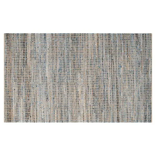 Chapin Jute Rug - Natural/Blue - Blue