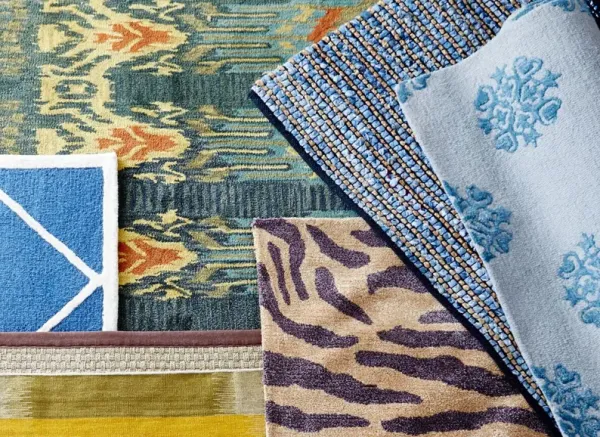 Niles Jute Rug - Blue - Blue