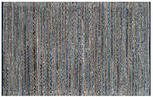 Niles Jute Rug - Blue - Blue