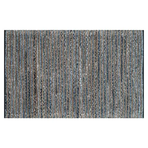 Niles Jute Rug - Blue - Blue