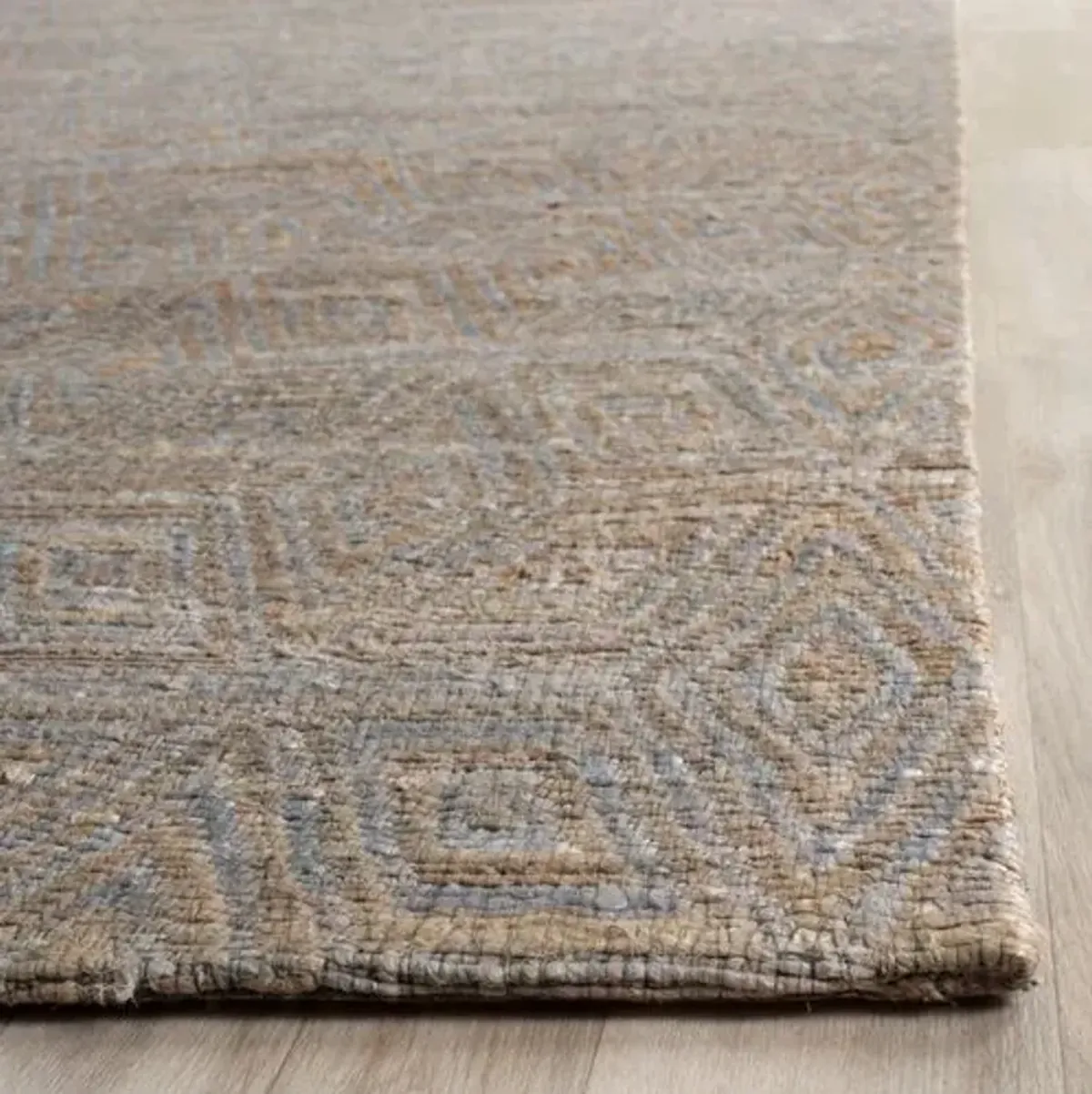 Province Jute-Blend Rug - Gray/Sand - Beige - Beige