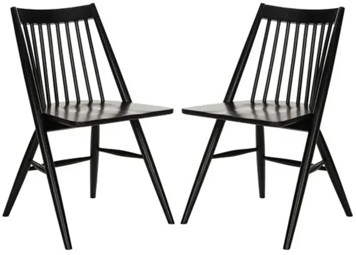 Set of 2 Bledsoe Side Chairs - Black