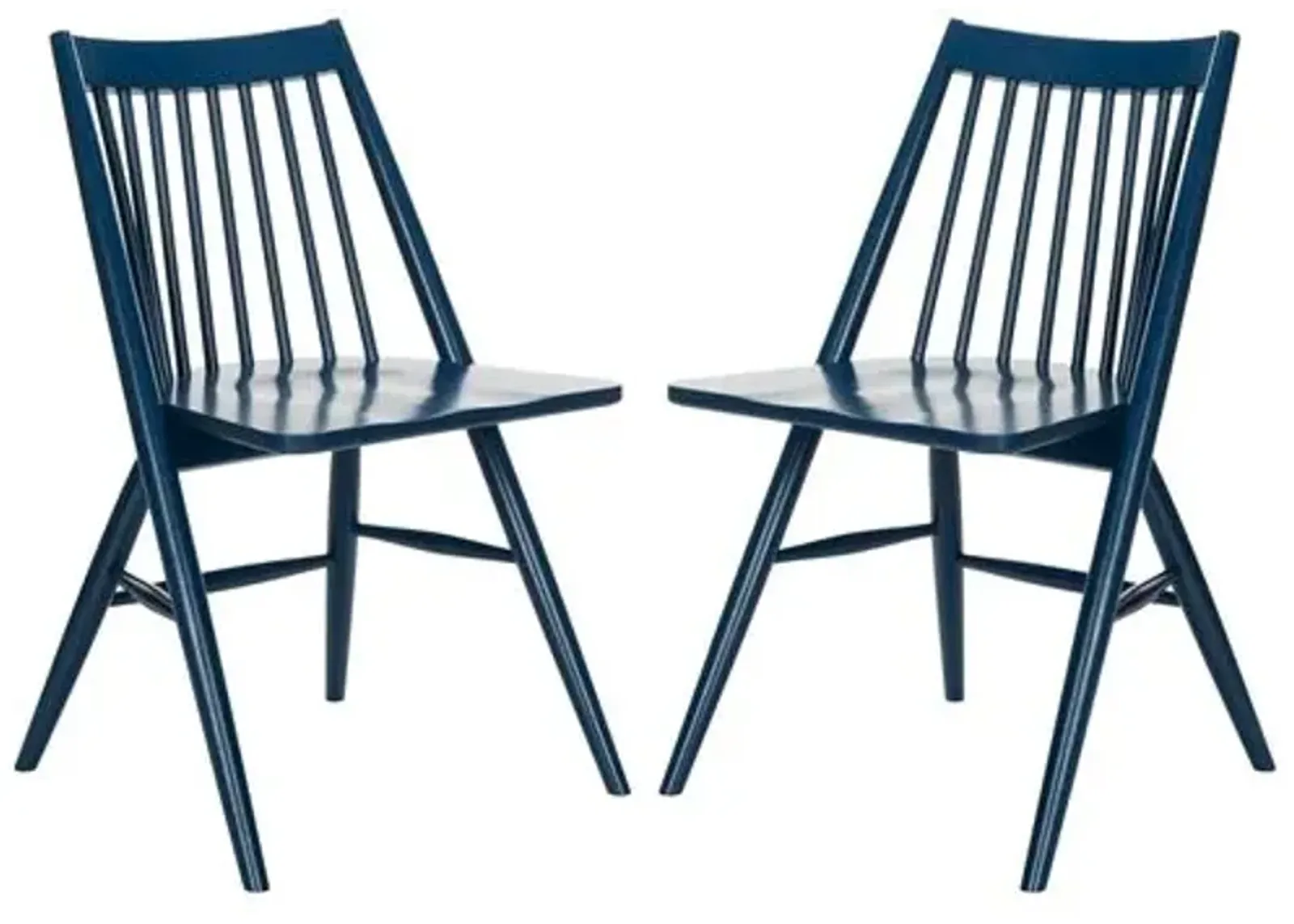 Set of 2 Bledsoe Side Chairs - Navy - Blue