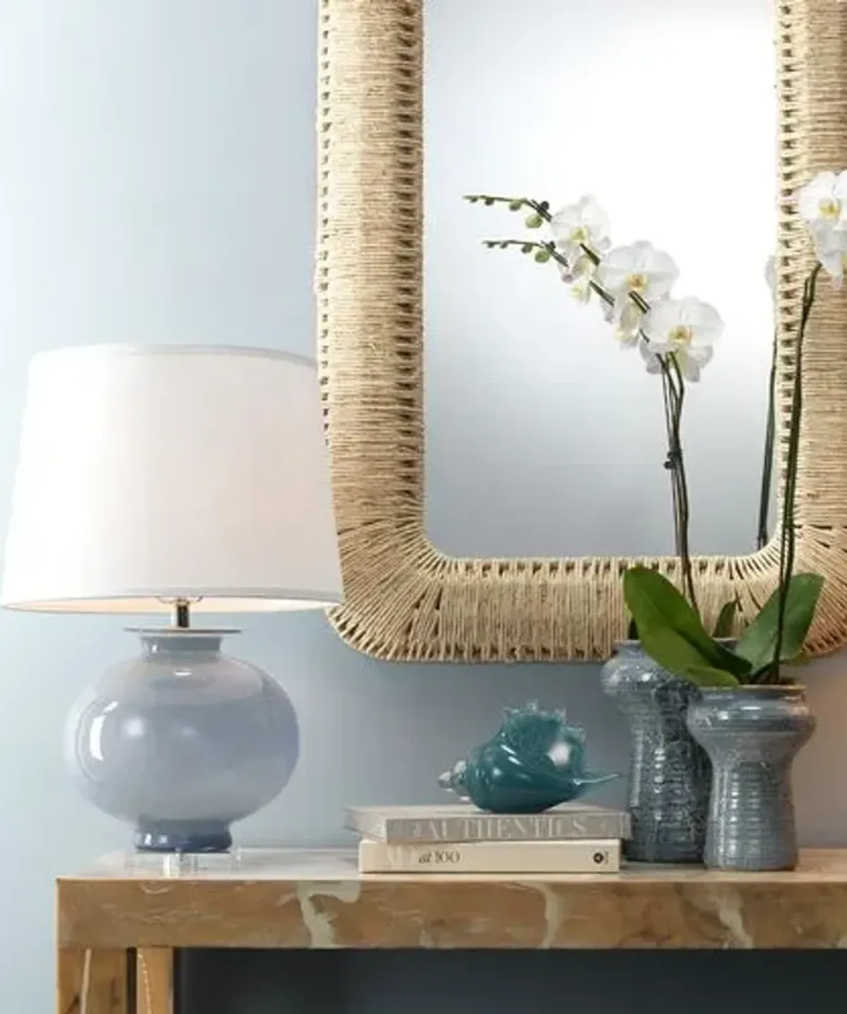 Heirloom Table Lamp - Cornflower Blue - Jamie Young Co.