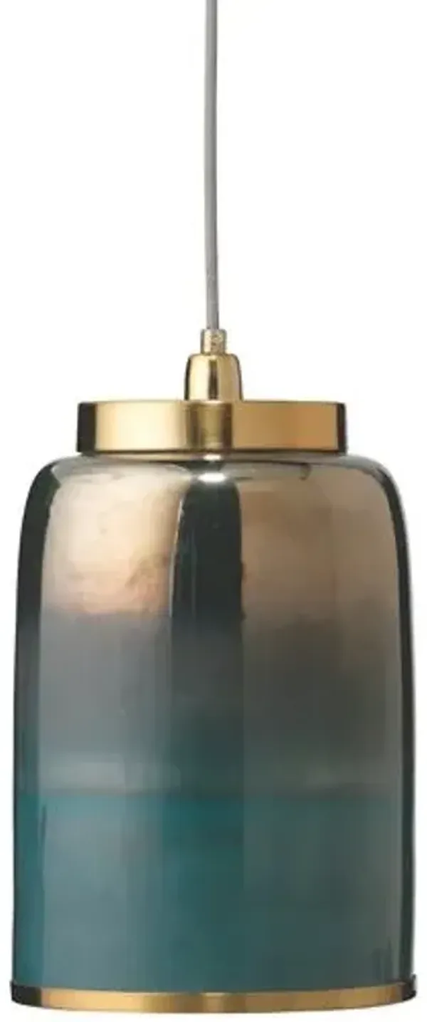 Medium Vapor Pendant - Antiqued Brass - Jamie Young Co. - Gold