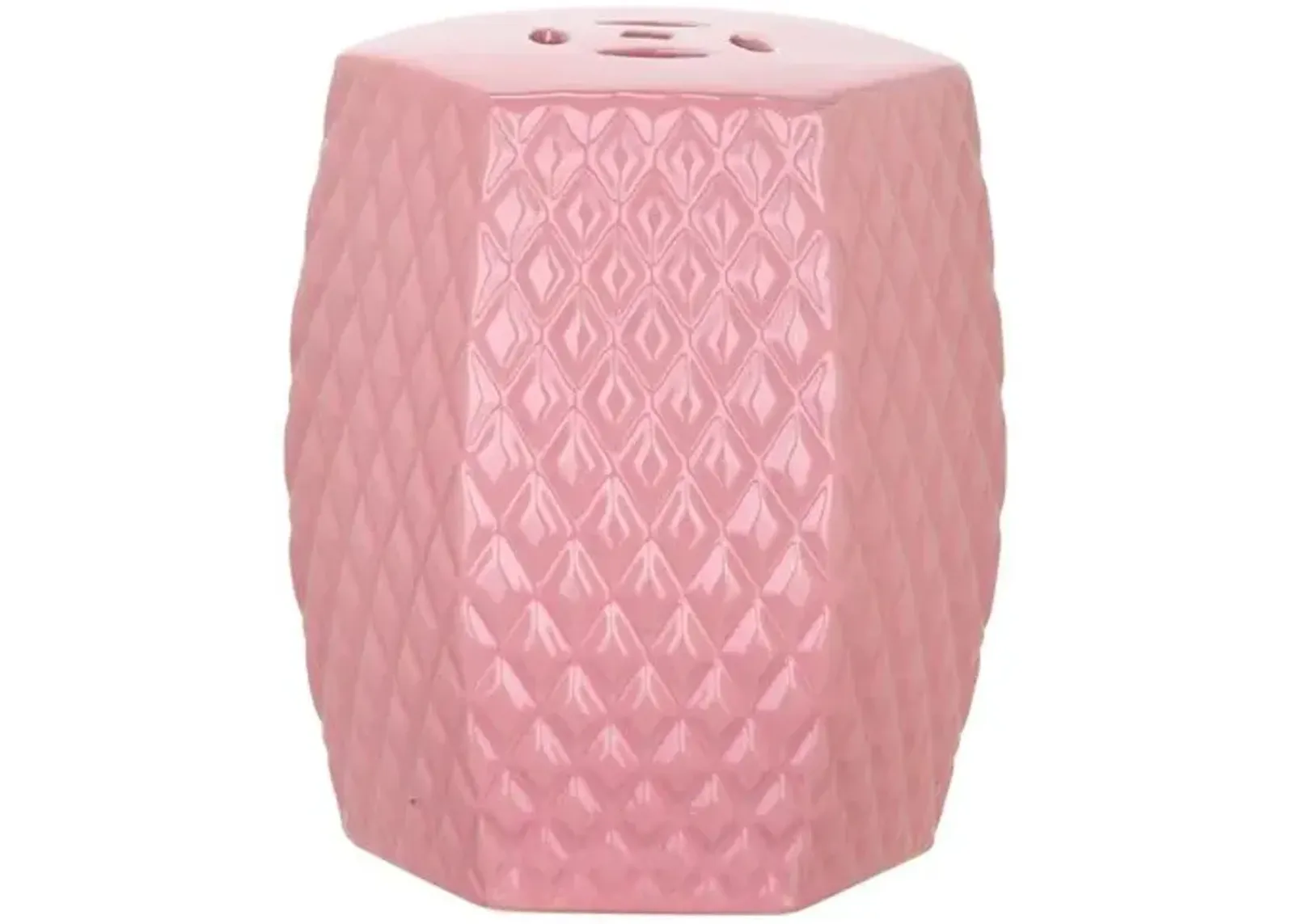 Lourdes Mini Garden Stool - Pink