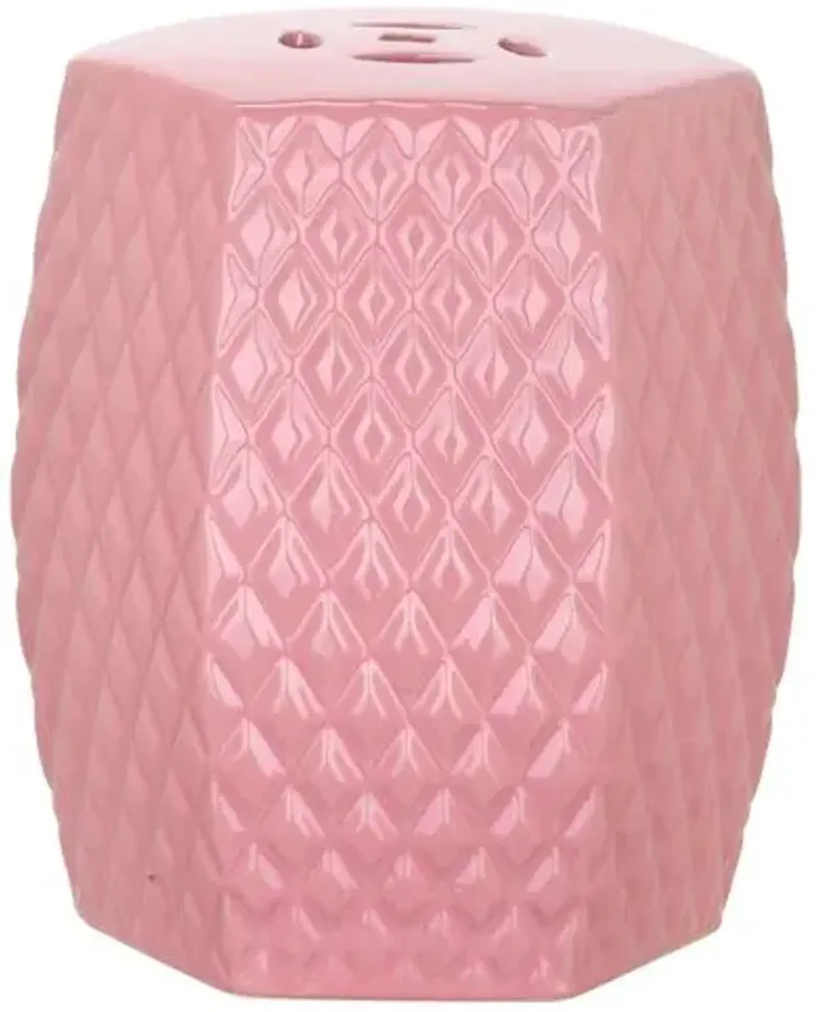 Lourdes Mini Garden Stool - Pink